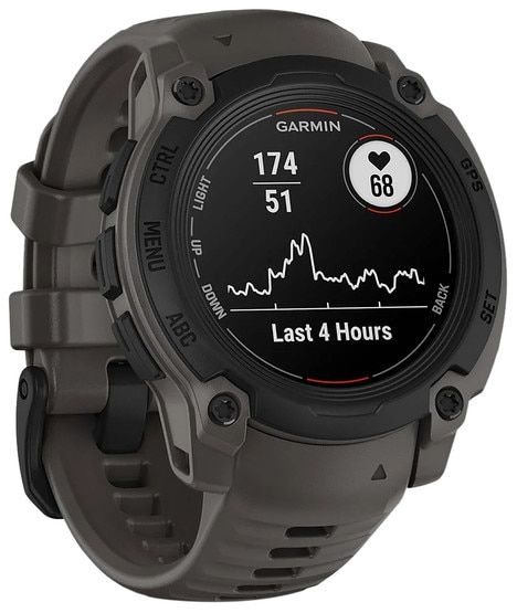 Garmin Instinct E smartwatch with fitness tracking and navigation, black.